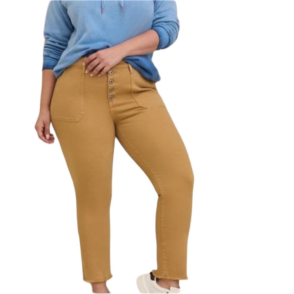 Mom Straight Vintage Stretch High Rise Jean